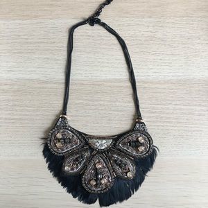 Constantine feather necklace